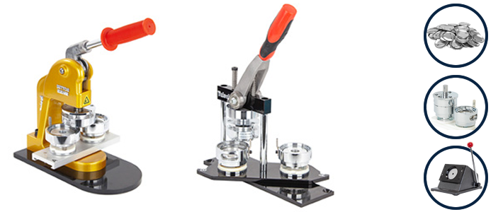 Maquinas de chapitas 2 modelos, insumos, matrices y cortadores